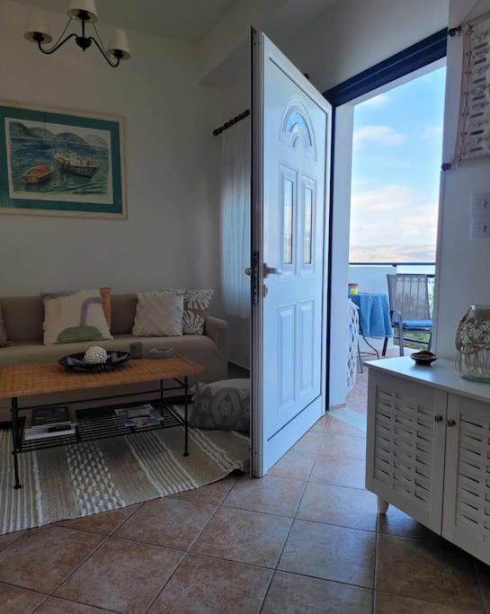 Villa Ocean Vista Retreat Skala Polichnitou Esterno foto