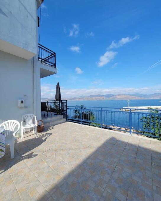 Villa Ocean Vista Retreat Skala Polichnitou Esterno foto
