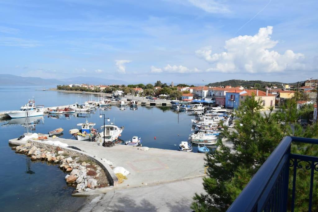 Villa Ocean Vista Retreat Skala Polichnitou Esterno foto